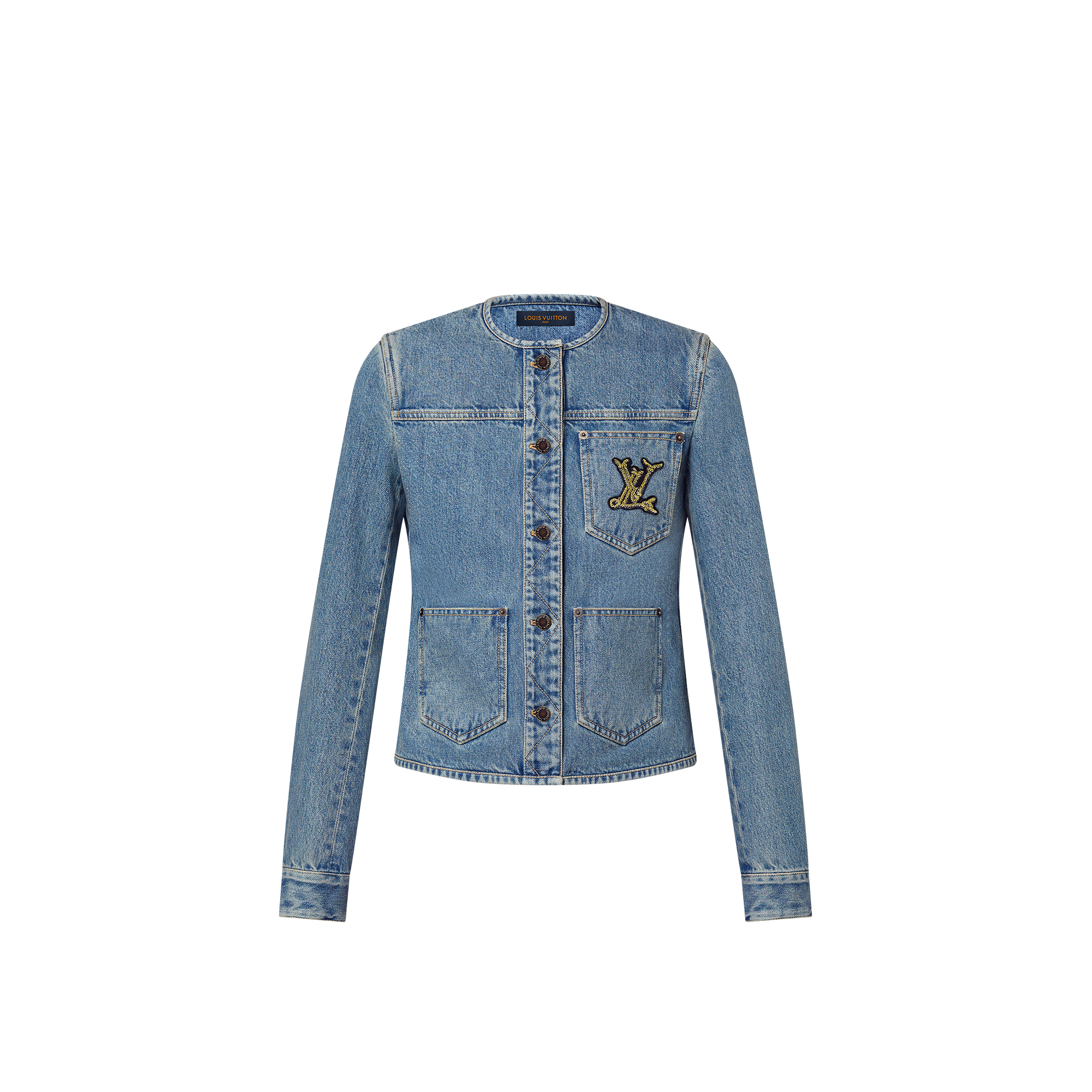 ルイヴィトン34ショートデニムジャケット ルイヴィトン34ショートデニムジャケット ルイヴィトン34